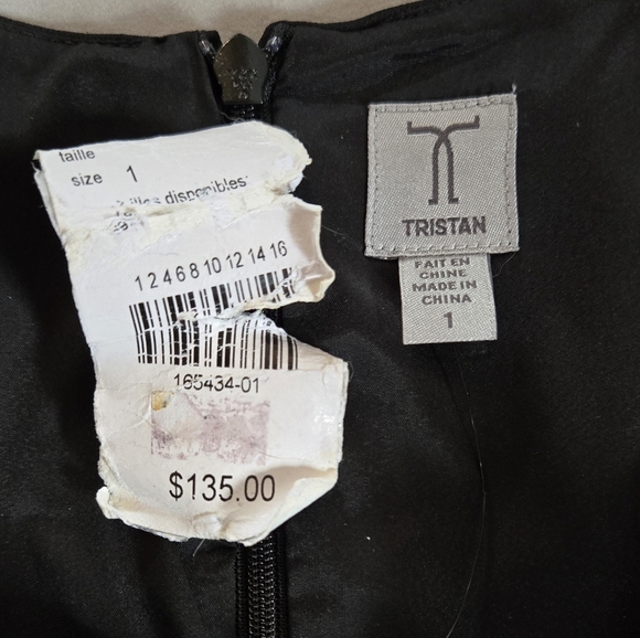 NWOT!! Tristan | Elegant Black Sleeveless Dress, Size XS - Picture 4 of 8